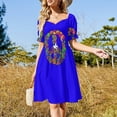 thumbnail image 2 of Flower Power Retro Hippie Peace Symbol Sleeveless Dress Woman clothes Party dresses women's clothing summer 2024 novelties, 2 of 6