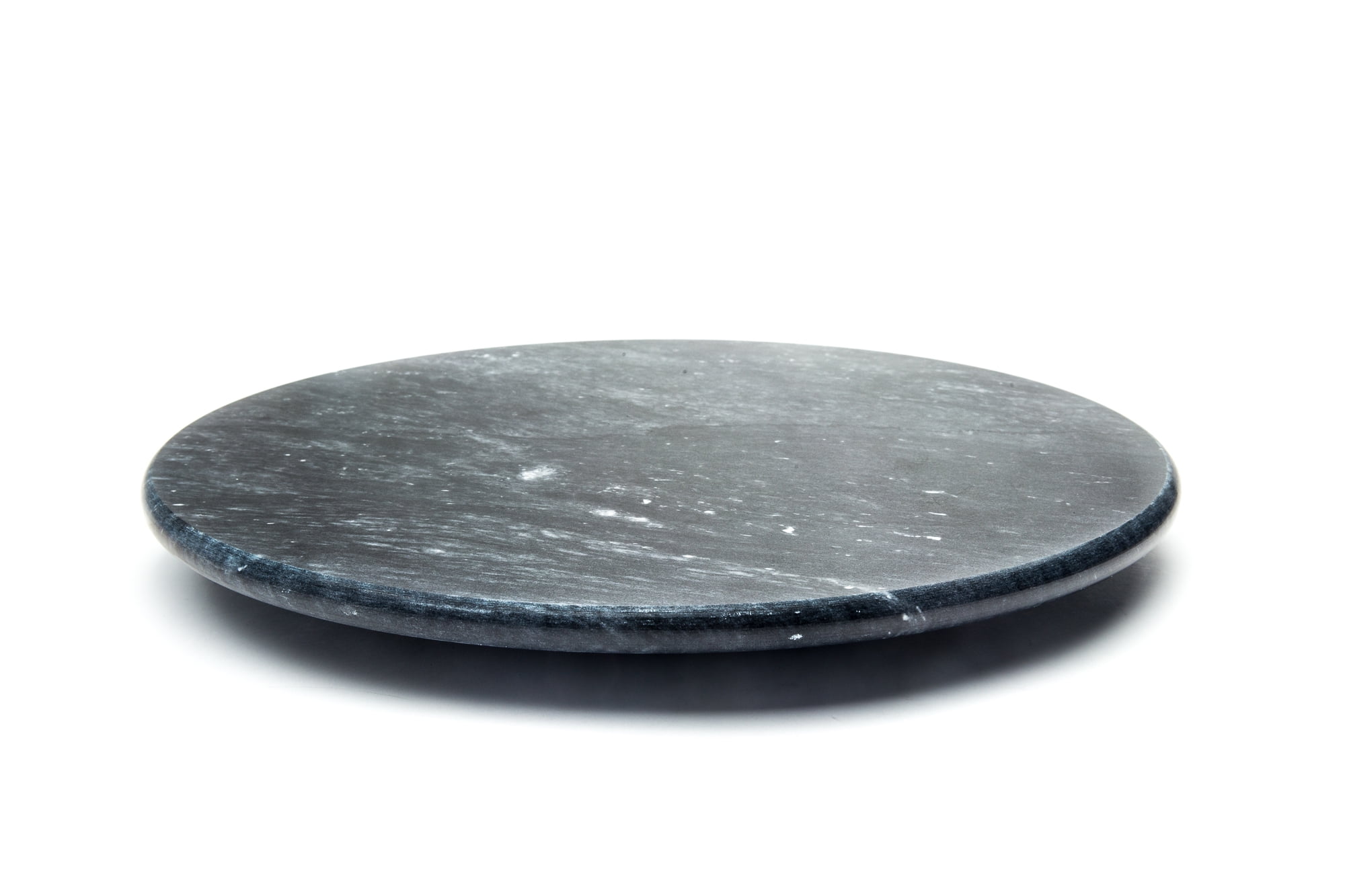 Elegant Black Marble 12" Lazy Susan for Kitchen Decor