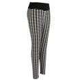 thumbnail image 2 of Pantalones de yoga Levantamiento de glúteos Leggings elásticos de cintura alta para mujer Blanco y negro para entrenamiento, 2 of 8