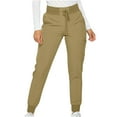 thumbnail image 2 of Azrian Fashion Casual Pants for Womens,Women Casual Trousers High Waist Drawstring With Multi-Pockets Long Pants, 2 of 7