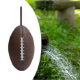 thumbnail image 3 of Botella de Agua Plegable en apariencia de Rugby, Exprimible, Portátil, Reutilizable, a Prueba de Golpes, Fútbol, ejercicio, Silicona, Plegable para Viajar a Marron oscuro Soledad Botella plegable, 3 of 7