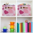 thumbnail image 6 of Love Hearts in Valentine Storage Basket Large Foldable Storage Bin Laundry Baskets Toys Box Book Foldable Organizer Bag 14.2x10.2x8.3 Inches 1 PC, 6 of 8