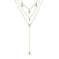 thumbnail image 3 of Faithtur Female Multilayer Necklace Long Link Chain Party Star Necklace, 3 of 8