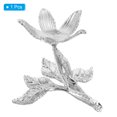 thumbnail image 3 of Uxcell Crystal Ball Stand, Sphere Display Stand Photography Props for 50 to 80mm Crystal Balls Rose Shape, Silver, 3 of 5