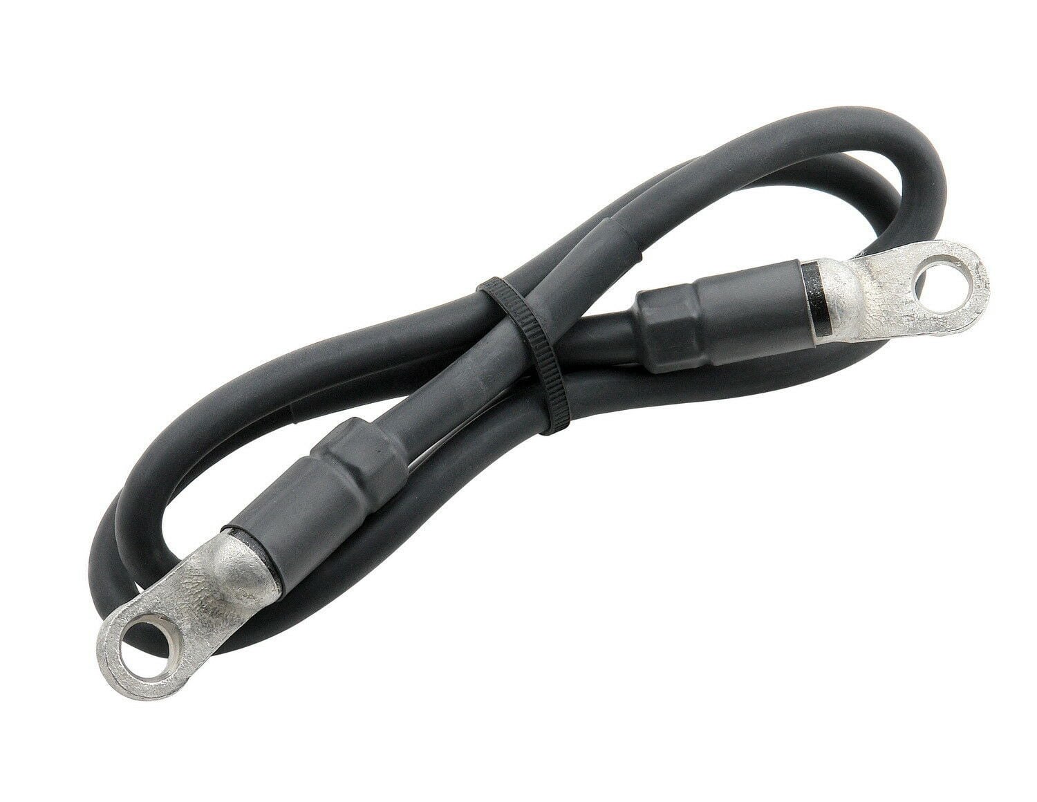 Accel 1843 Black 2Gauge 3' Long Silicone Battery Cable Eyelet