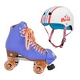 thumbnail image 1 of Moxi Combo Set - Beach Bunny Roller Skate (Periwinkle Sunset) & Helmet (Stripey), 1 of 1