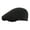 black, variant on Japanese Retro Beret for Women, British Retro Forward Cap, Simple Plain Knitted Wool Blend Duckbill Cap for Men, Trendy