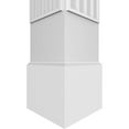 thumbnail image 5 of Ekena Millwork 12"W x 9'H Craftsman Classic Square Non-Tapered Zion Fretwork Column w/ Standard Capital & Standard Base, 5 of 8