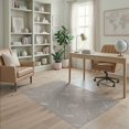 thumbnail image 2 of ODIKA 4'x6' Gray Ivory Modern Abstract Geometric Washable Area Rug Contemporary Minimalist Shapes Lines Circles Pet Friendly, Non-Shedding for Bedroom, Reading Nook, 2 of 7