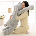 thumbnail image 3 of Lovely Giant Animal 90cm 120cm Soft Cartoon Big Ear Bunny Plush Toy Rabbit Stuffed Pillow Girl Gift, 3 of 7