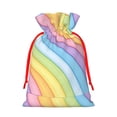 thumbnail image 2 of Multi-Size Linen Bundle Pocket Gift Bag Closing Method For Christmas Birthday Anniversary As A Gift Packaging Small Tie-Dye Pattern Rainbow Colors Tie-Dye Background_3, 2 of 8