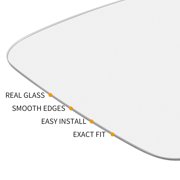 Passenger Right Side RH Car Mirror Glass w/ Adhesive for Volvo S60 S80 V70 2004-2006