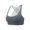 Gray, variant on Aoochasliy Bras for Women Clothes Rimless Yoga Running Cross Straps Underwear Sports Bra with Pads