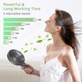 thumbnail image 2 of Ventilador portátil HandFan, batería de 6 pulgadas, 4000 mAh, 6 ajustes, 2 of 7