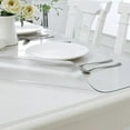 thumbnail image 3 of Waterproof Tablecloth PVC Clear Oil-proof Cloth Round Plastic Home Hotel Dining Table Mat Protector, 3 of 8