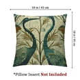 thumbnail image 4 of Spring Chinoiserie Pillow Covers Green and Yellow Chinoiserie Birds Flowers Reversible Throw Pillow Covers for Couch Bed Sofa Cushion Farmhouse Room Decor, 4 of 7