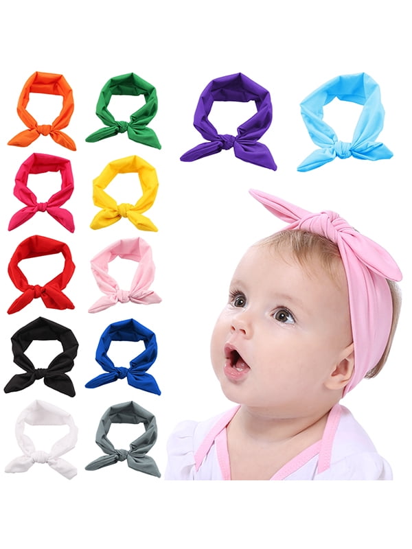 Lot of BABY GIRL Headbands Baby Assorted Colors 