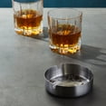 thumbnail image 2 of Juvale 5-Pack Stainless Steel Ash Tray - 4 x 4 x 1.2 in, Silver, Modern Design - 3-Slot Metal Ashtray for Indoor & Outdoor Patio Use, 2 of 10
