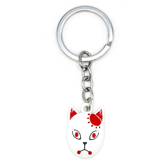 Tanjiro Kamado's Fox Mask - Demon Slayer 1.5" Keychain Pendant