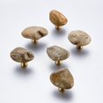 thumbnail image 2 of 2 Pack Unique Creative Natural Stone Door Handles Cabinet Drawer Pulls, 2 of 7