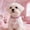 Pink, variant on SUTWOEN Adjustable Heart Rhinestone Pet Necklace Crystal Bling Dog Cats Collar Fashion Pet Jewelry For Small Medium Dogs Cats Wedding Party Birthday Pet Accessory