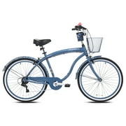 26" Margaritaville Coast is Clear Cruiser Bike, Blue/Gray