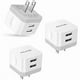 thumbnail image 1 of wonima02 3Pack USB Wall Charger Plug, 2.4A Dual Port USB Adapter Power Cube Fast Charging Station Box Base for iPhone 17 Air 16e 16 15 14 13 12 Pro Max SE 11 XR XS X/8, Samsung, Phones Charge Block, 1 of 1