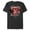 Dark Heather, variant on Dawn of the Planet of the Apes Caesar Face and Red Ape Skull - Short Sleeve Blended T-Shirt for Adults - Customized-Black