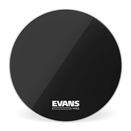 UPC 019954955304 product image for Evans MX2 Black Marching Bass Drum Head  24 Inch | upcitemdb.com