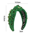 thumbnail image 2 of Knotted Women Headband Embellished Top Hairband Fashion Elegant Ladies Hair Band, 2 of 5