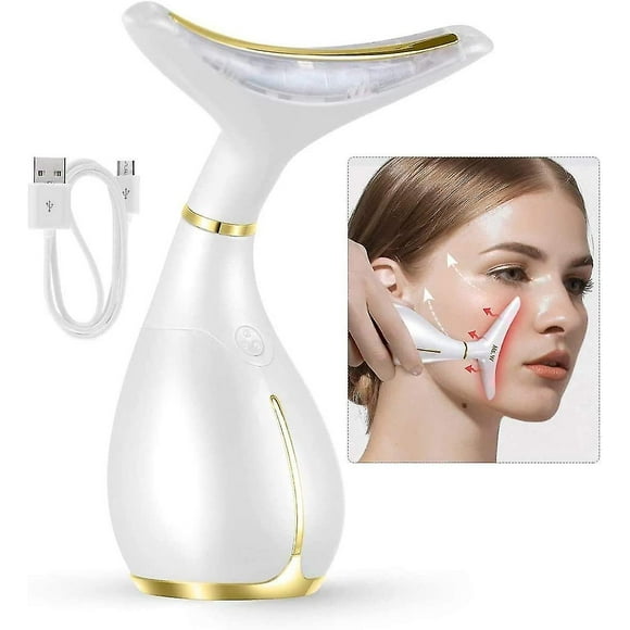 Face Massager Anti Wrinkles - High Frequency Vibration Facial Machine For Skin Tightening Lift - Skin Care Tools Gift - Rechargeable - 45 5 Heat & 3 Massage Mode_Special Gift