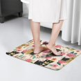 thumbnail image 4 of Yorkie Dog and Pioneer Flower Flannel Non Slip Door Rugs,Washable Door Mats Indoor,Decorative Door Mats,Dirt-Resistant and Absorbent Doormat for Entrance,Bedroom,Kitchen,Bathroom,31.5x17in(80x43cm), 4 of 4