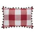 thumbnail image 2 of VHC Brands Holiday Christmas Decorations Annie Red Check to All A Good Night Pillow 9.5x14, 2 of 4