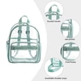 thumbnail image 4 of Mochila transparente Mochilas transparentes de PVC para almacén, escuela, trabajo, viajes, universidad, para niños, niñas, 30*23*14 cm, 4 of 7