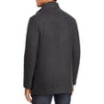 thumbnail image 2 of Cole Haan Melton Men's Wool Blend Button Down Car Coat with Bib, 2 of 2