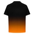 thumbnail image 4 of SEAOPEN Mens Zipper Shirts Short Sleeve Moisture Wicking Outdoor Golf Shirt Collared Athletic Tennis Today Orange,L, 4 of 5