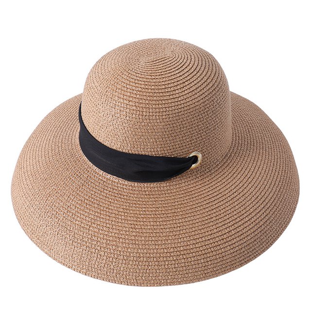SAYOO Sombreros de paja y sombreros de playa a prueba de rayos ultravioletas SAYOO moda