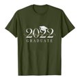 thumbnail image 1 of Pompotops T-Shirt Décontracté à Manches Courtes pour Femmes avec Imprimé Lettre, 1 of 7