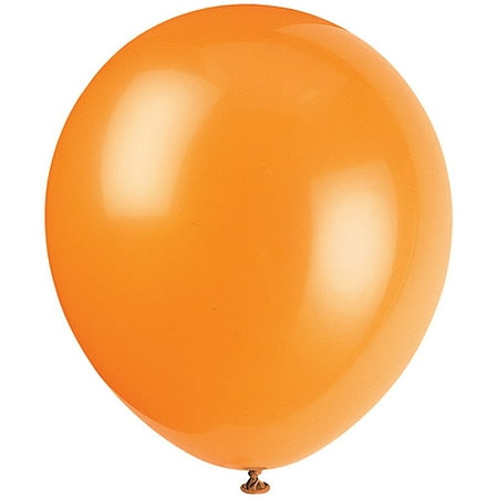 Latex Balloons, 12 in, Orange, 72ct - Walmart.com