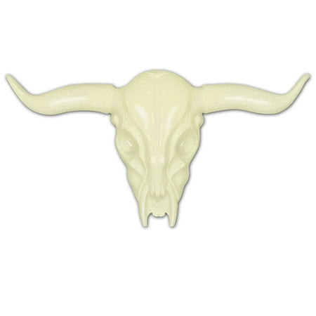 Beistle 29" Plastic Longhorn Skull; White/Ivory 3/Pack 55572