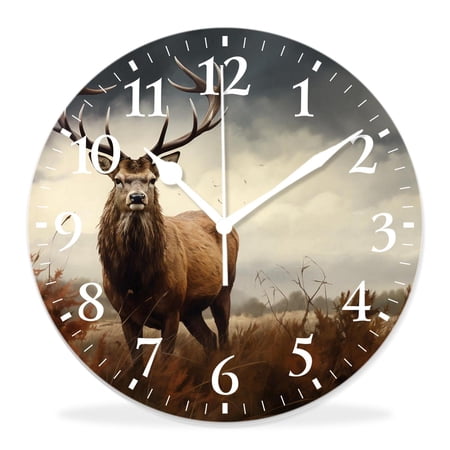 14 Inch Wall Clock Battery Operated Silent Clock Decorative for Office, Kitchen, Outdoor, Living photo 14 Inch Wall Clock Battery Operated Silent Clock Decorative for Office, Kitchen, Outdoor, Living