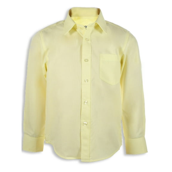 Cookie's Boys' L/S Button-Up Shirt Color: yellow Size: 7
