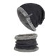 thumbnail image 1 of Nueva colección de gorros de invierno para hombre con gorro de terciopelo y gorro de poliéster para el cuello., 1 of 3