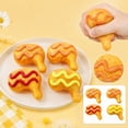 thumbnail image 2 of Creative Fried Chicken Legs Squishy Hand‑play Decompression Fidget Toy, Stress Reducing Squeeze Sensory Toy, Pocket‑friendly Portable Play Toy for Boys Girls, Desk Ornament(1PCS), 2 of 6