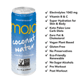 thumbnail image 6 of MOJO Coconut Water | Hydration Drink & Sports Drink | Electrolytes Beverage 1043 mg | Vitamin B & C | Hydration Drink for Skin & Body | 11.1 Oz (Pack Of 12), 6 of 7
