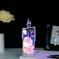 thumbnail image 1 of Luz nocturna LED rosa con efecto de llama parpadeante | Vela electrónica sin llama para decorar el dormitorio | Decoración romántica en forma de corazón para niñas, 1 of 3