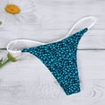 thumbnail image 4 of GDREDA Culotte Taille Haute pour Femmes Mode Imprimée Quotidienne Respirante 100 Taille Basse Maison String Bleu,m, 4 of 5