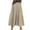 Beige, variant on Mrat Skirts for Ladies Women's Long Knitted Sweater with High Waist and Pleated A-Line Skirt Tulle Skirts for Women S-60 Army-Green One Size