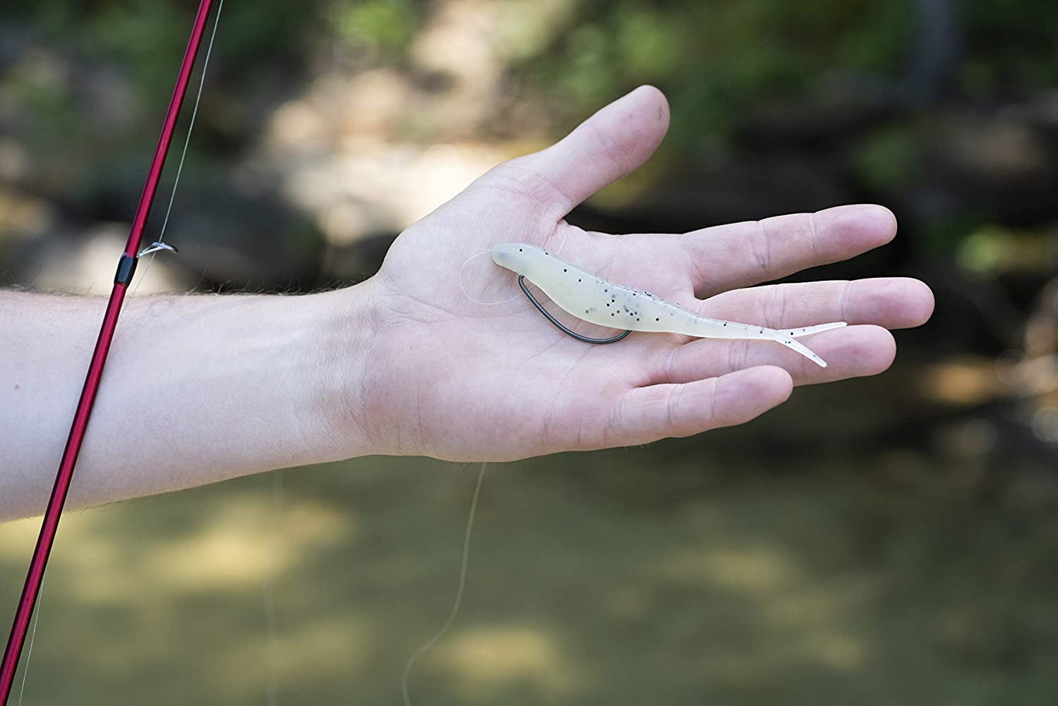 Berkley PowerBait® Jerk Shad Fishing Bait, Albino, 5in