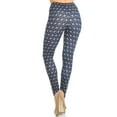 thumbnail image 2 of Creamy Soft Premium Women's Leggings 3D Polka Dots Regular Size, High Rise, Stretchy & Breathable, Comfortable Fit - by USA Fashion, 2 of 2